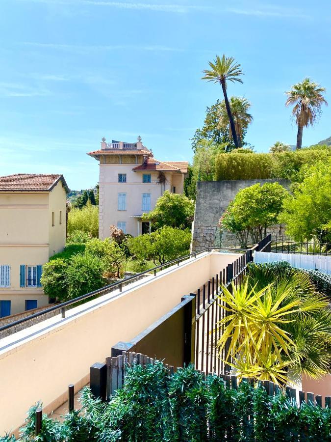 Studio Menton Proche Mer Climatise Wifi Bagian luar foto